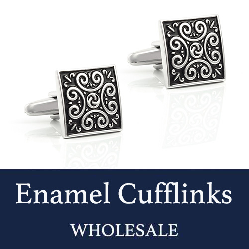 Enamel cufflinks wholesale metal cufflinks wholesale