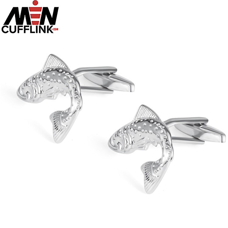 Fish cufflinks custom funny cufflinks wholesale