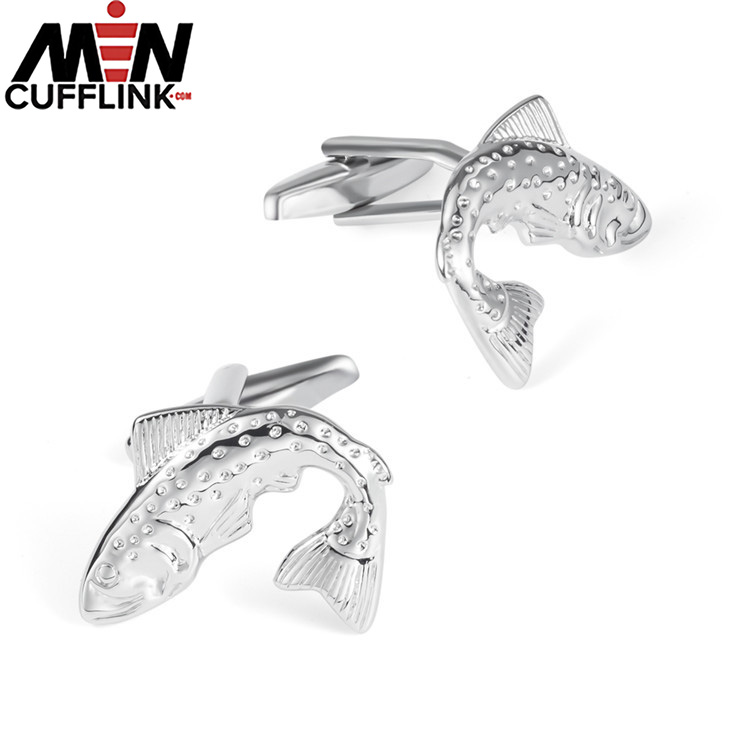 Fish cufflinks custom funny cufflinks wholesale