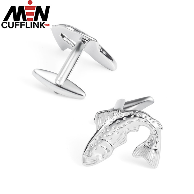 Fish cufflinks custom funny cufflinks wholesale