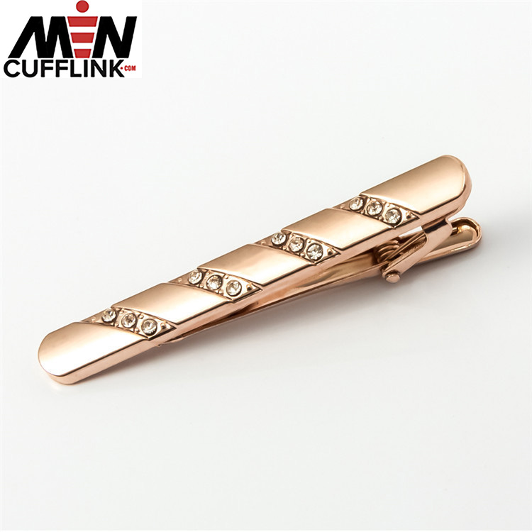 Golden collar clip tie pin stocks