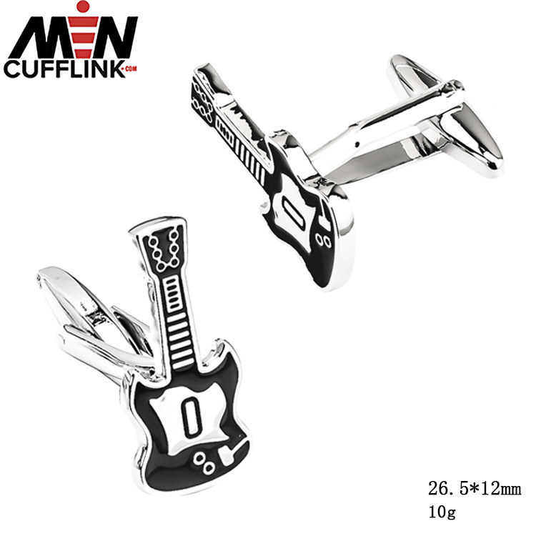 Guitar Cufflinks Bass Drip Cufflinks Enamel Cufflinks