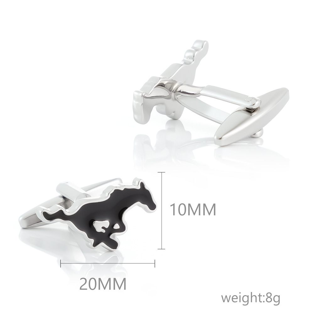 Horse cufflinks custom funny cufflinks factory