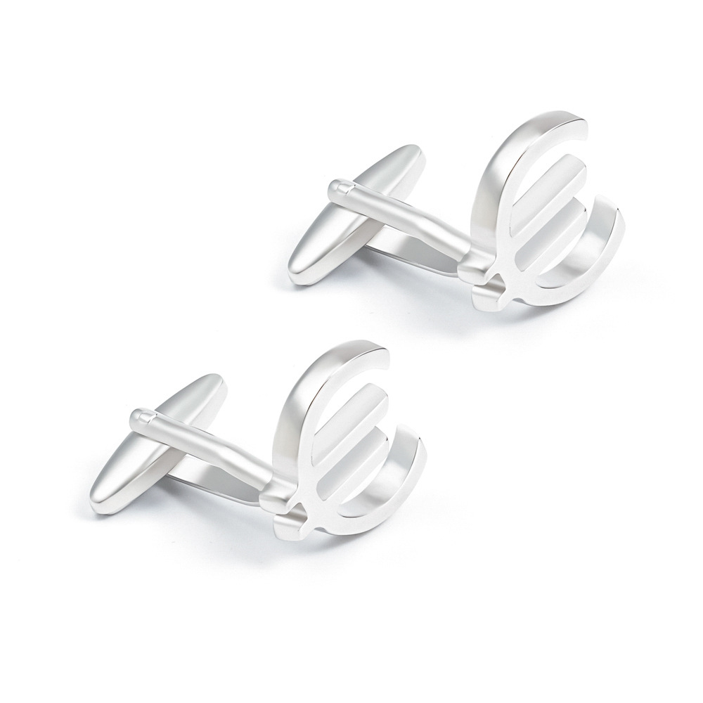 Metal cufflinks wholesale money cufflinks