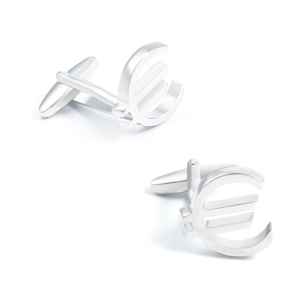 Metal cufflinks wholesale money cufflinks