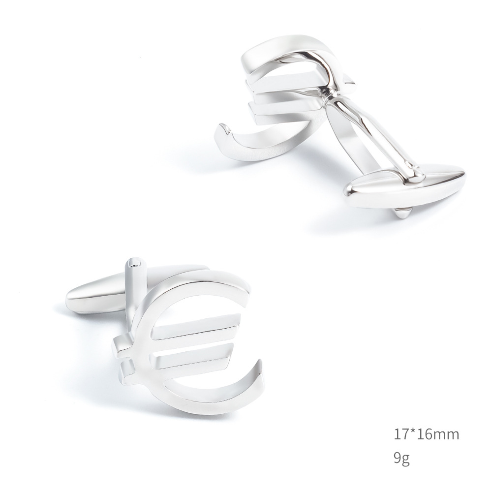 Metal cufflinks wholesale money cufflinks