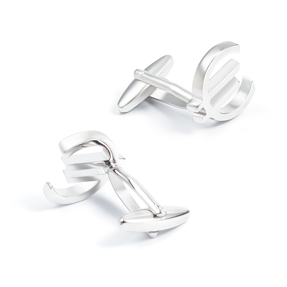 Metal cufflinks wholesale money cufflinks