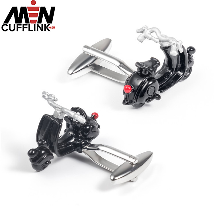 Motorcycle Cufflinks Metal cufflinks funny cufflink