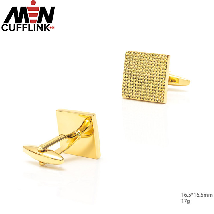 Plain metal cufflinks wholesale