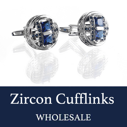 Zircon cufflinks wholesale men cufflink wholesale