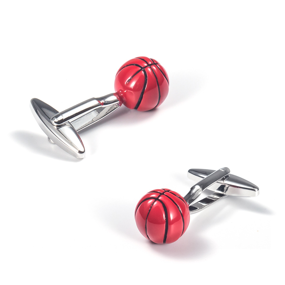 basketball cufflinks metal cufflinks