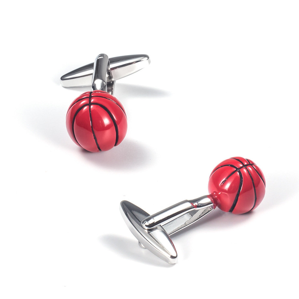 basketball cufflinks metal cufflinks