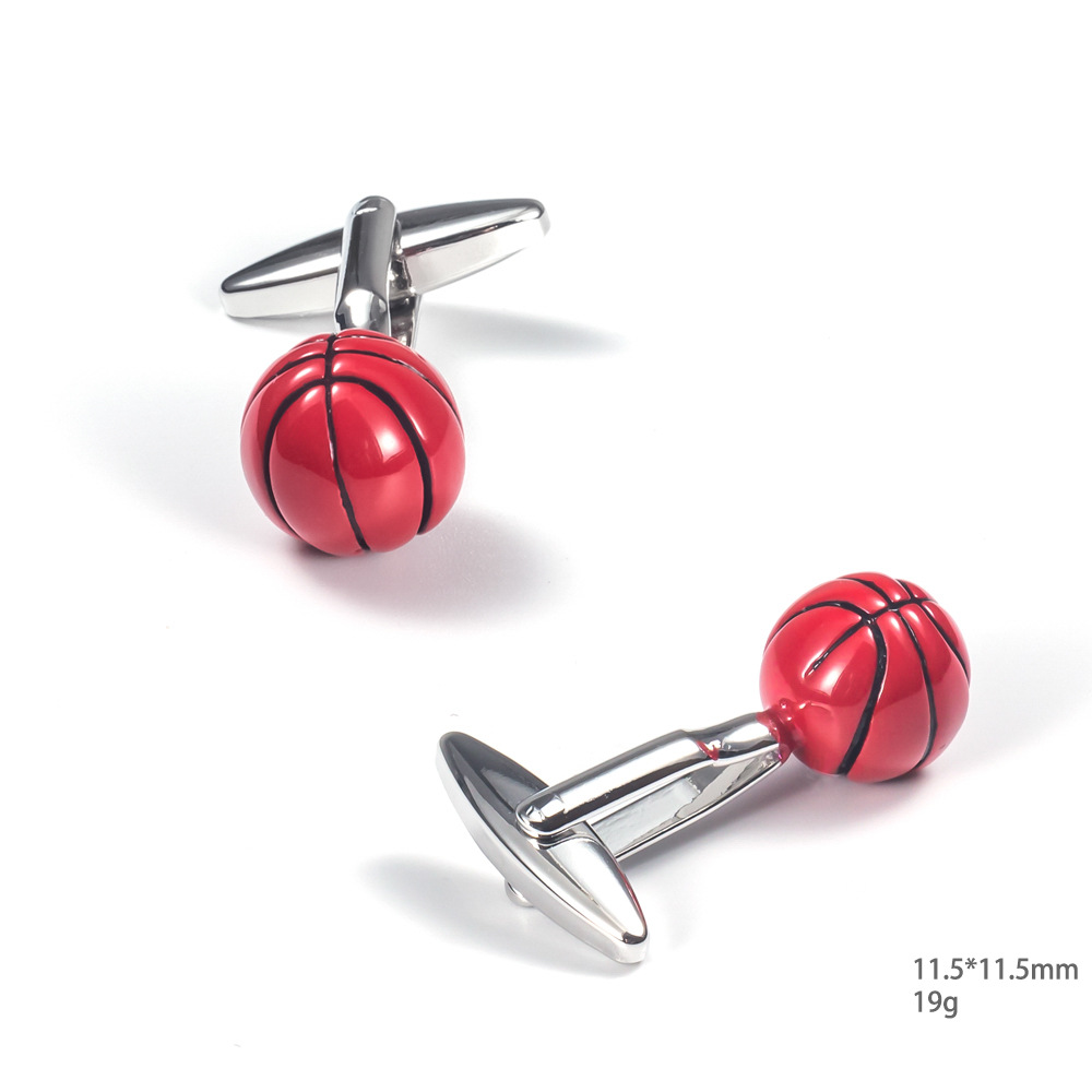 basketball cufflinks metal cufflinks