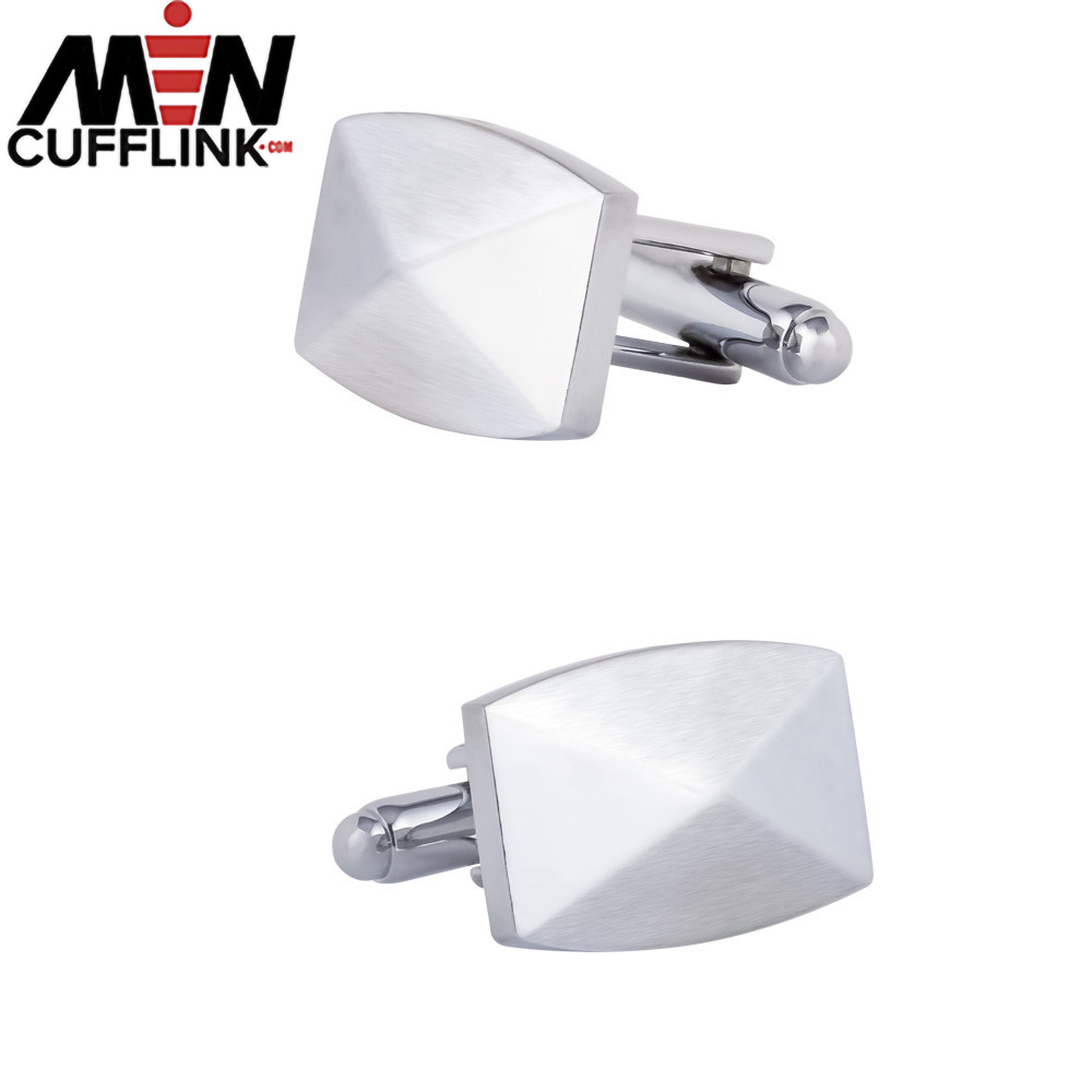 brushed metal cufflinks custom cufflinks