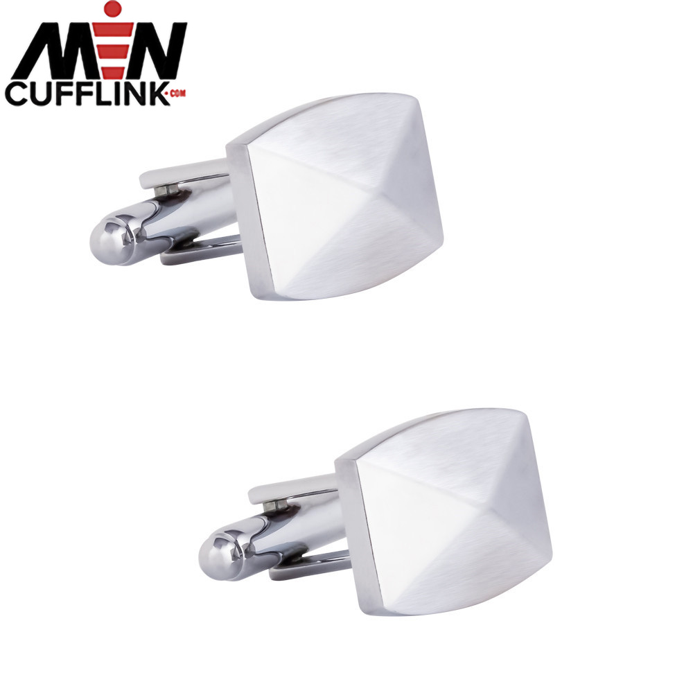 brushed metal cufflinks custom cufflinks