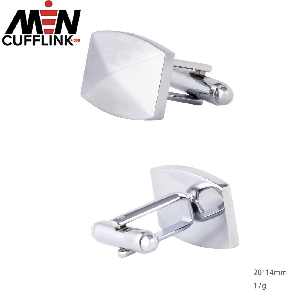 brushed metal cufflinks custom cufflinks