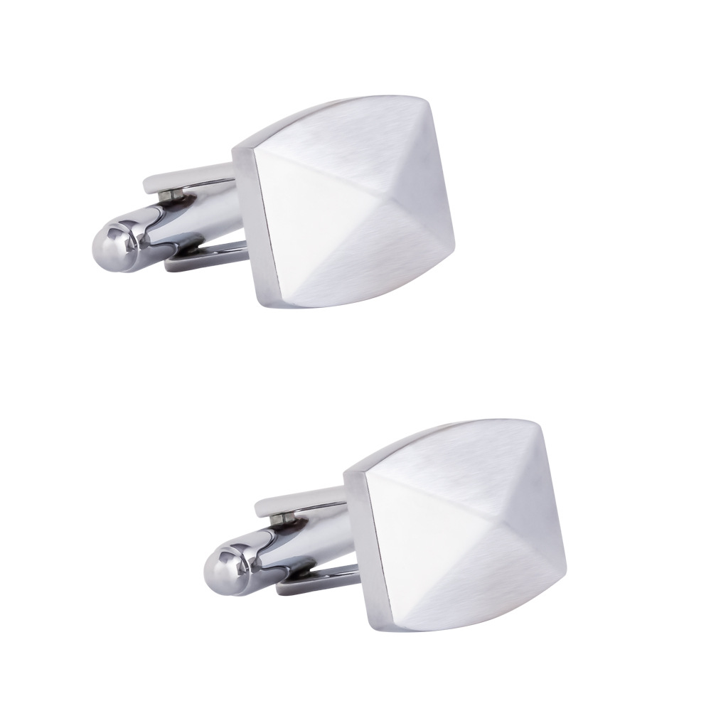 brushed metal cufflinks custom cufflinks