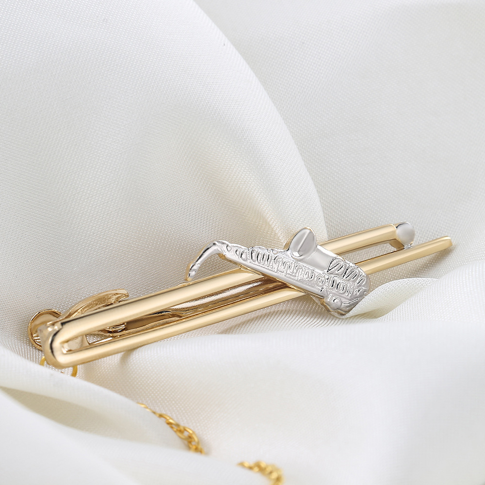 saxophone tie pin wholesale Metal tie pin wholesale