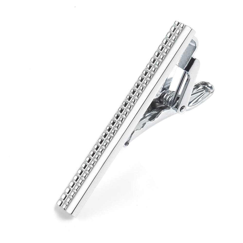 silver collar clip tie pin stocks